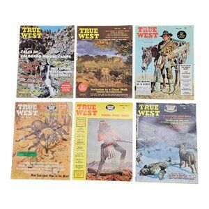 True West Magazine Lot Of 6 Feb April June Aug Oct Dec 1966 Editions Western
